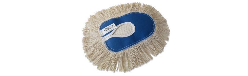 Commercial Cleaner Mop Head Replacement 2 Pack Nine Forty Industrial Strength Ultimate Cotton Floor Dust Mop Wedge Refill